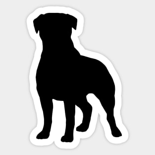 Rottweiler Silhouette Sticker